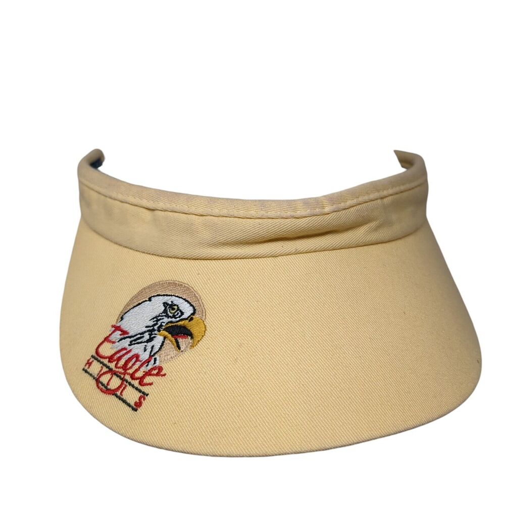 Eagle Mills Strapback Hat Tan One Size Adjustable Embroidered Town Talk